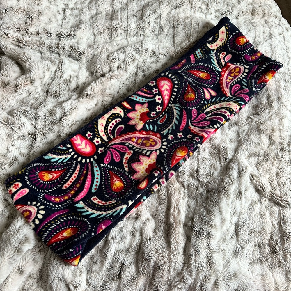 Vera Bradley Fleece Paisley Infinity Scarf